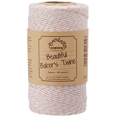 EVERLASTO 100 m – Original 'Beautiful Bakers Twine' (2 mm ungefär) (körsbärsblom) EVERLASTO 100 m – Original 'Beautiful Bakers Twine' (2 mm ungefär) (körsbärsblom)
