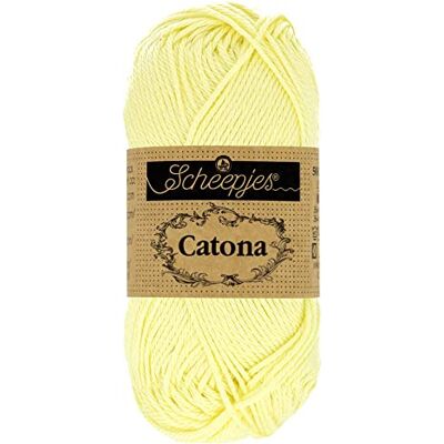 Scheepjes – 100 citron chiffong Catona garn – 1 x 50 g Scheepjes – 100 citron chiffong Catona garn – 1 x 50 g