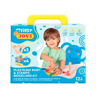 Jovi Baby First Modellering Clay Kit - Kreativ Lek för Småbarn Jovi Baby First Modellering Clay Kit - Kreativ Lek för Småbarn