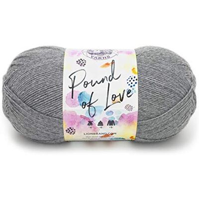 Lion Brand Yarn Lion 550–099B stickgarn "Pound of Love", antikvitt, övrigt, flerfärgad, 13,97 x 29,21 x 13,97 cm Lion Brand Yarn Lion 550–099B stickgarn "Pound of Love", antikvitt, övrigt, flerfärgad, 13,97 x 29,21 x 13,97 cm