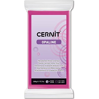 Cernit polymerlera, magenta, 500 g Cernit polymerlera, magenta, 500 g