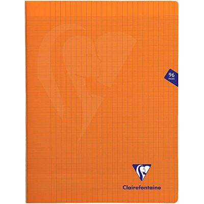Clairefontaine 383361C EN FÖRPACKNING MED 10 QUADERNS metallstygn Mimesys orange 24x32 cm 96 sidor Stora rutor Papier Blanc 90 g Couverdeure Polypro Clairefontaine 383361C EN FÖRPACKNING MED 10 QUADERNS metallstygn Mimesys orange 24x32 cm 96 sidor Stora rutor Papier Blanc 90 g Couverdeure Polypro