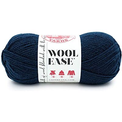 Lion Brand Yarn Lion Brand Kamgarn för stickning, virkning och hantverk, 1-pack, flottgranat Lion Brand Yarn Lion Brand Kamgarn för stickning, virkning och hantverk, 1-pack, flottgranat