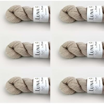 MARUSSIA 6 x Luna av Permin – 100% återvunnen ny ull (muläsfri och Oeko-Tex) (21 sand) MARUSSIA 6 x Luna av Permin – 100% återvunnen ny ull (muläsfri och Oeko-Tex) (21 sand)
