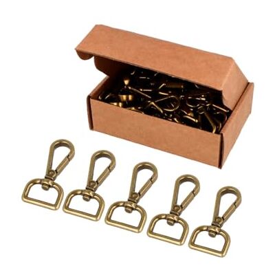 VELOX Karbinhake, gammalt guld, 19,50 mm VELOX Karbinhake, gammalt guld, 19,50 mm