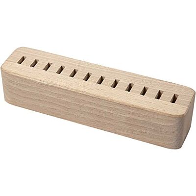 Creativ Saxhållare, L: 17 cm, B: 4,3 cm, trä, 1 st. Creativ Saxhållare, L: 17 cm, B: 4,3 cm, trä, 1 st.