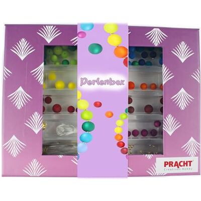 Pracht Creatives Hobby Pracht Creative hobby 4800-121 4800-12121-gör-det-själv pysselset med polaripärlor i regnbågsblandning, med tillbehör, pärlset för tillverkning av smycken och accessoarer, flerfärgad Pracht Creatives Hobby Pracht Creative hobby 4800-121 4800-12121-gör-det-själv pysselset med polaripärlor i regnbågsblandning, med tillbehör, pärlset för tillverkning av smycken och accessoarer, flerfärgad