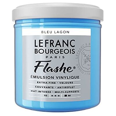 Lefranc Bourgeois Lefranc & Bourgeois 300545 flaska, akrylfärg, lagunblå, 125 ml rör-vinylfärg Lefranc Bourgeois Lefranc & Bourgeois 300545 flaska, akrylfärg, lagunblå, 125 ml rör-vinylfärg