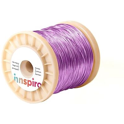INNSPIRO Garn Aluminium MAGISK Lavendel 1,0mm. 500gr. 233m. INNSPIRO Garn Aluminium MAGISK Lavendel 1,0mm. 500gr. 233m.