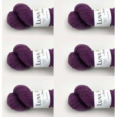 MARUSSIA 6 x Luna av Permin – 100% återvunnen ny ull (muläsfri och Oeko-Tex) (18 lila) MARUSSIA 6 x Luna av Permin – 100% återvunnen ny ull (muläsfri och Oeko-Tex) (18 lila)