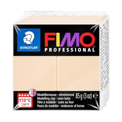 STAEDTLER FIMO professional 8004 – Champagne, 85 g Ugnshärdande, fast konsistens för filigrana arbeten – för proffs – Art.nr. 8004-02 STAEDTLER FIMO professional 8004 – Champagne, 85 g Ugnshärdande, fast konsistens för filigrana arbeten – för proffs – Art.nr. 8004-02