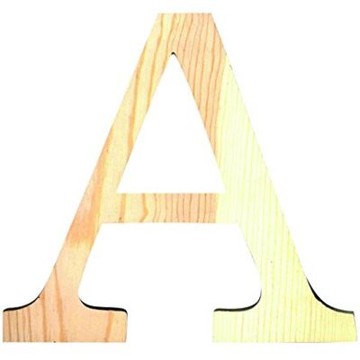 Artemio 11,5 cm trä bokstav A i versaler, beige Artemio 11,5 cm trä bokstav A i versaler, beige