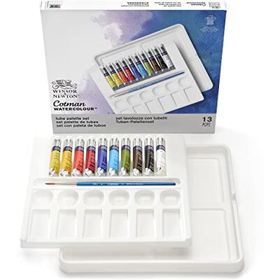 Winsor & Newton 390646 Akvarellfärg, Flerfärgad, 10 x 5 ml Winsor & Newton 390646 Akvarellfärg, Flerfärgad, 10 x 5 ml
