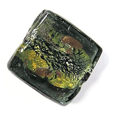 INNSPIRO Grön transparent fyrkantig glaspärla 2,2x2,2x0,8cm. 500gr. 50u. INNSPIRO Grön transparent fyrkantig glaspärla 2,2x2,2x0,8cm. 500gr. 50u.