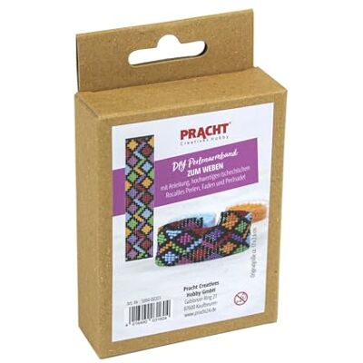 Pracht Creatives Hobby Pracht Creative hobby 5884-00201 – gör-det-själv pysselset för att designa ett pärlarmband, med svarta och färgglada Miyuki-pärlor, total storlek ca 17 x 2,6 cm Pracht Creatives Hobby Pracht Creative hobby 5884-00201 – gör-det-själv pysselset för att designa ett pärlarmband, med svarta och färgglada Miyuki-pärlor, total storlek ca 17 x 2,6 cm
