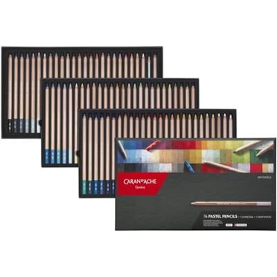 Caran d'Ache 788376 Färgpennor, Paket med 76 Caran d'Ache 788376 Färgpennor, Paket med 76