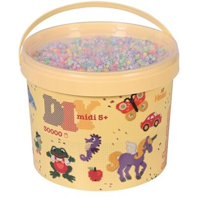 Hama Midi Beads 30.000 pcs in Bucket Mix 50 Hama Midi Beads 30.000 pcs in Bucket Mix 50