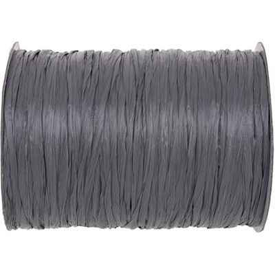 Glorex 6 9400 615 – Raffia ädelbast, 100 m matt bast på rulle, grå – för pyssel, för dekoration eller för arrangemang, buketter och annat blomarbete Glorex 6 9400 615 – Raffia ädelbast, 100 m matt bast på rulle, grå – för pyssel, för dekoration eller för arrangemang, buketter och annat blomarbete