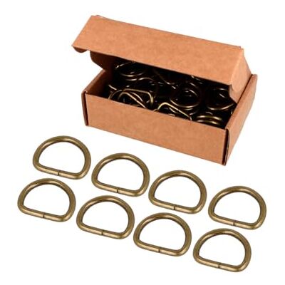 VELOX D-ring, gammalt guld, 26,50 mm VELOX D-ring, gammalt guld, 26,50 mm