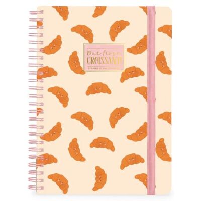 LEGAMI Maxi-linjerad spiralanteckningsbok, halvmåne, 21 x 29 cm Kontor, skola, skrivande, anteckningar hemma, med söta färgglada klistermärken LEGAMI Maxi-linjerad spiralanteckningsbok, halvmåne, 21 x 29 cm Kontor, skola, skrivande, anteckningar hemma, med söta färgglada klistermärken