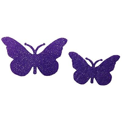 Petra's Bastel News Petra's Bastel-News Streuartikel, flis, lila, 18 x 12 x 3 cm, 60 enheter Petra's Bastel News Petra's Bastel-News Streuartikel, flis, lila, 18 x 12 x 3 cm, 60 enheter