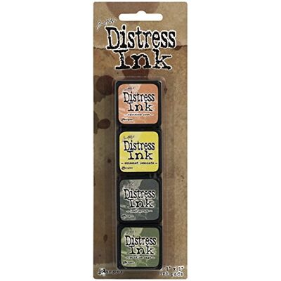 Ranger Tim Holtz Mini Distress-bläcksats 10, plast flerfärgad 10 x 2,5 x 1,3 cm Ranger Tim Holtz Mini Distress-bläcksats 10, plast flerfärgad 10 x 2,5 x 1,3 cm