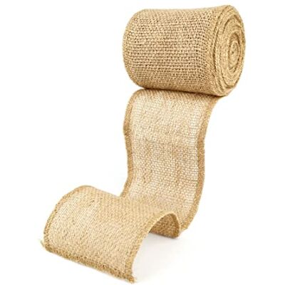 D.RECT 10 x 500 cm juteband natur brunt decoband packband presentband pysselband 10 cm bredd 5 meter För: förpackning, gör-det-själv konsthantverk, blomster, dekoration D.RECT 10 x 500 cm juteband natur brunt decoband packband presentband pysselband 10 cm bredd 5 meter För: förpackning, gör-det-själv konsthantverk, blomster, dekoration