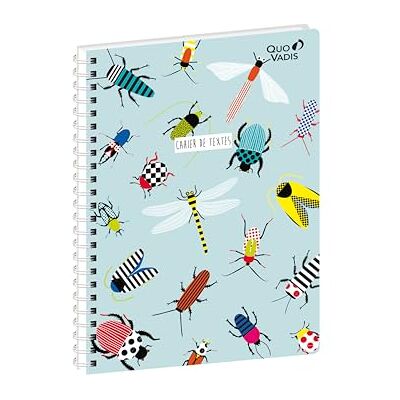 QUO VADIS Anteckningsbok Spiralé Fransk Animascot Flerfärgad Daglig 15 x 21 cm vitt Clairefontaine papper fransk tillverkning QUO VADIS Anteckningsbok Spiralé Fransk Animascot Flerfärgad Daglig 15 x 21 cm vitt Clairefontaine papper fransk tillverkning