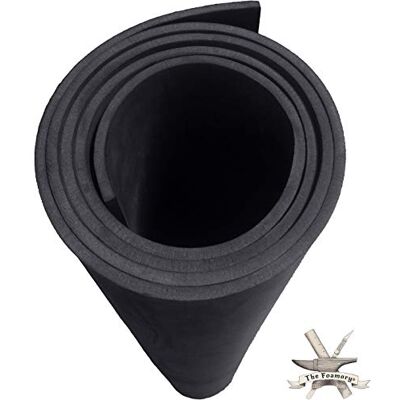 The Foamory EVA-skum cosplay – 6 mm tjock (1 mm till 10 mm) – extra stora skumark – svart eller vit – 89 x 150 cm ark – ultrahög densitet hantverksskum 85 kg/m3 – av The Foamory EVA-skum cosplay – 6 mm tjock (1 mm till 10 mm) – extra stora skumark – svart eller vit – 89 x 150 cm ark – ultrahög densitet hantverksskum 85 kg/m3 – av