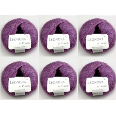 MARUSSIA 6 x Leonora av Permin – Ädel sidenull Mohair-garn (32 mullbär) MARUSSIA 6 x Leonora av Permin – Ädel sidenull Mohair-garn (32 mullbär)