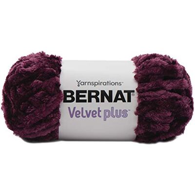 Bernat Velvet Plus, vinröd plommon, 300 g Bernat Velvet Plus, vinröd plommon, 300 g