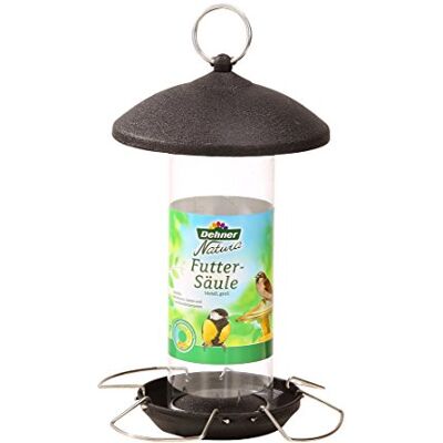 Dehner Natura Wildvogelfoderpelare stor, ca 31 x 16 x 16 cm, metall, svart Dehner Natura Wildvogelfoderpelare stor, ca 31 x 16 x 16 cm, metall, svart