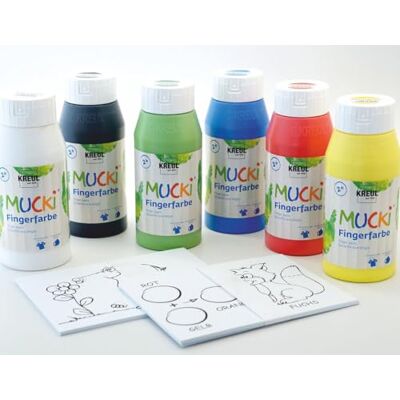 KREUL MUCKI Power Pack Fingerfärger - Fingerfärger KREUL MUCKI Power Pack Fingerfärger - Fingerfärger