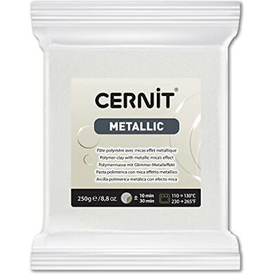 Cernit CE0870250085C en metallisk polymerlera modelleringsdeg vit pärlfärg 250 g block Cernit CE0870250085C en metallisk polymerlera modelleringsdeg vit pärlfärg 250 g block