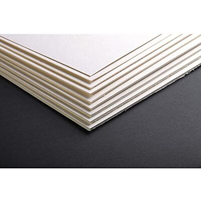 Clairefontaine – Ref 93961C – äkta cellulosa whiteboard (10 ark) – 60 x 80 cm storlek, 825 gsm papper, slät på båda sidor, syrafri, pH-neutral – 1,5 mm tjock Clairefontaine – Ref 93961C – äkta cellulosa whiteboard (10 ark) – 60 x 80 cm storlek, 825 gsm papper, slät på båda sidor, syrafri, pH-neutral – 1,5 mm tjock