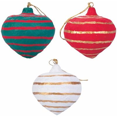 Tivoli Set med 3 galgar papperspinne, XMas Paper Tivoli Set med 3 galgar papperspinne, XMas Paper