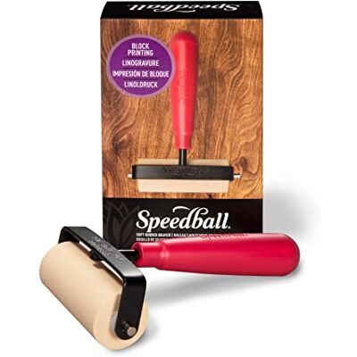 Speedball 7,6 cm mjuk gummibrayer, blocktryck, tryckverktyg, borstroller, scrapbooking konst hantverksmaterial, decoupage Speedball 7,6 cm mjuk gummibrayer, blocktryck, tryckverktyg, borstroller, scrapbooking konst hantverksmaterial, decoupage