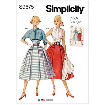 Simplicity SS9699U5 Misses vintage kjol, blus och jacka U5 (16-18-20-22-24) Simplicity SS9699U5 Misses vintage kjol, blus och jacka U5 (16-18-20-22-24)
