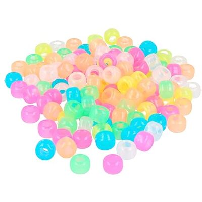 INNSPIRO Plastic pärlor olivform Multicolor Opaco 9x6mm. 500u. ca. diam. int. av 2 mm INNSPIRO Plastic pärlor olivform Multicolor Opaco 9x6mm. 500u. ca. diam. int. av 2 mm