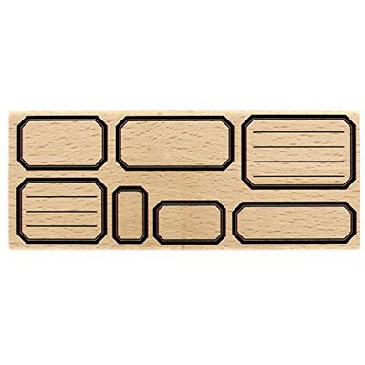 Florilèges Design - fg117079 - Trä - 6 x 15 x 2.5 cm - Stämpelsats Florilèges Design - fg117079 - Trä - 6 x 15 x 2.5 cm - Stämpelsats