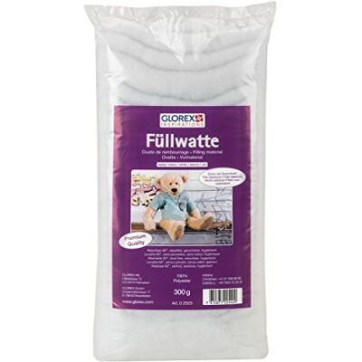 Glorex GmbH 0 2523 Vaddering för fyllning Leksaker 1 000 g, Vit, 300 g Glorex GmbH 0 2523 Vaddering för fyllning Leksaker 1 000 g, Vit, 300 g