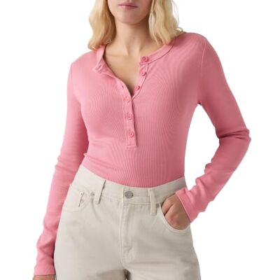 Levi's Essential Ls Henley Garment Dye Fa191913 Levi's Essential Ls Henley Garment Dye Fa191913