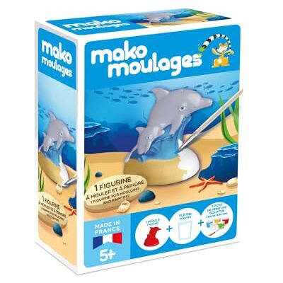 mako moulages Delfin och hans bebis kreativ fritidskit gips och målning 1 röd latexform handgjord aktivitet tillverkad i Frankrike från 5 år 39116 mako moulages Delfin och hans bebis kreativ fritidskit gips och målning 1 röd latexform handgjord aktivitet tillverkad i Frankrike från 5 år 39116