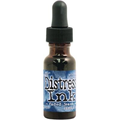 Ranger Tim Holtz bläck "Distress Ink", blekta jeans Ranger Tim Holtz bläck "Distress Ink", blekta jeans