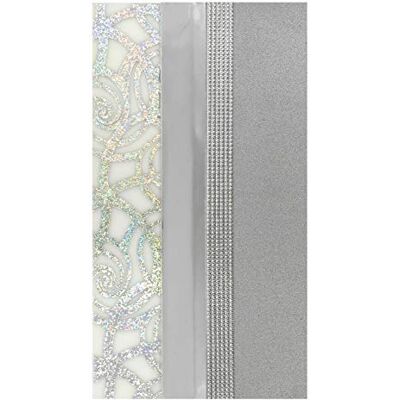 Pracht Creatives Hobby 7074-20925 dekorativa vaxplattor mix grå/silver, 3 halva vaxplattor, ca 200 x 50 x 0,5 mm och en vaxremsa, för modellering och dekoration av ljus Pracht Creatives Hobby 7074-20925 dekorativa vaxplattor mix grå/silver, 3 halva vaxplattor, ca 200 x 50 x 0,5 mm och en vaxremsa, för modellering och dekoration av ljus
