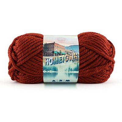 Lion Brand Yarn Company Tråd, Röd, 74 enheter Lion Brand Yarn Company Tråd, Röd, 74 enheter
