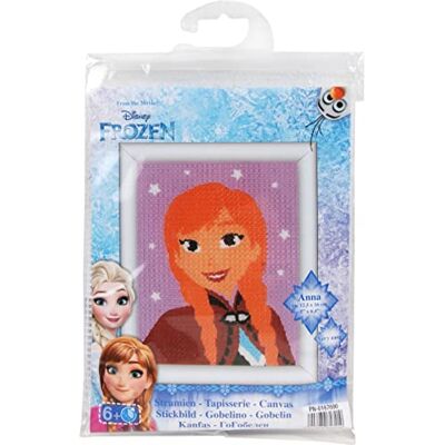 Vervaco Gobeläng Kit: Frozen-Anna, Bomull, Flerfärgad, 10 x 1 x 14 cm Vervaco Gobeläng Kit: Frozen-Anna, Bomull, Flerfärgad, 10 x 1 x 14 cm