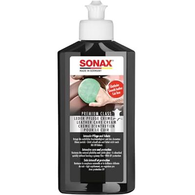SONAX PREMIUM CLASS lädervårdskräm (250 ml) intensiv vård för slätt medel genom fuktemulsion med djup effekt artikelnr. 02821410 SONAX PREMIUM CLASS lädervårdskräm (250 ml) intensiv vård för slätt medel genom fuktemulsion med djup effekt artikelnr. 02821410