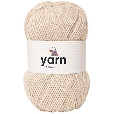 KORBOND DK beige garn – 100 g akrylull – lätt, allergivänligt och hållbart dubbelstickat virkat garn stickad ull (290 m totalt) KORBOND DK beige garn – 100 g akrylull – lätt, allergivänligt och hållbart dubbelstickat virkat garn stickad ull (290 m totalt)