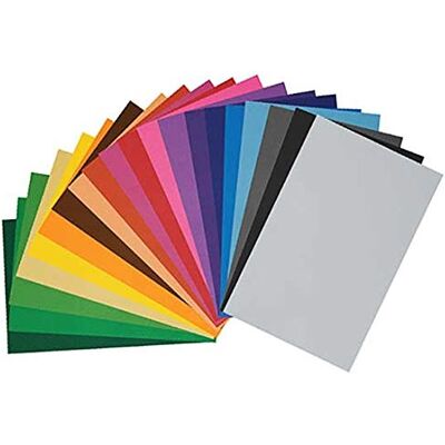 INNSPIRO Set 20 ark Blandade färger 20x30cm.x2mm, Multifärg, Eva gummi 2mm självhäftande INNSPIRO Set 20 ark Blandade färger 20x30cm.x2mm, Multifärg, Eva gummi 2mm självhäftande